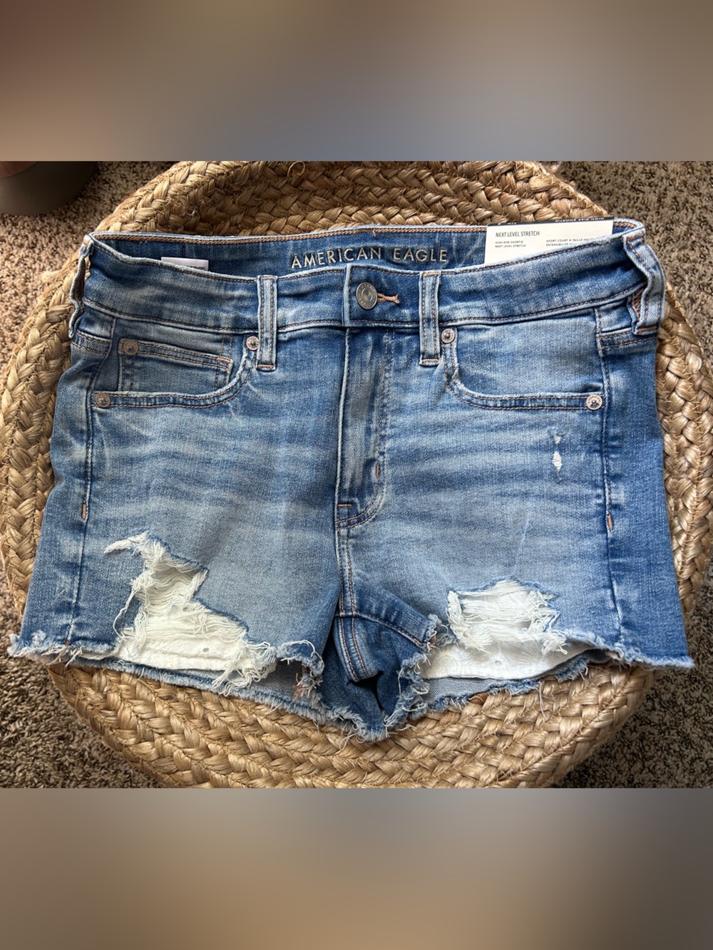 ☀️NWT American Eagle Outfitters Next Level Stretch Shorts Size 4
